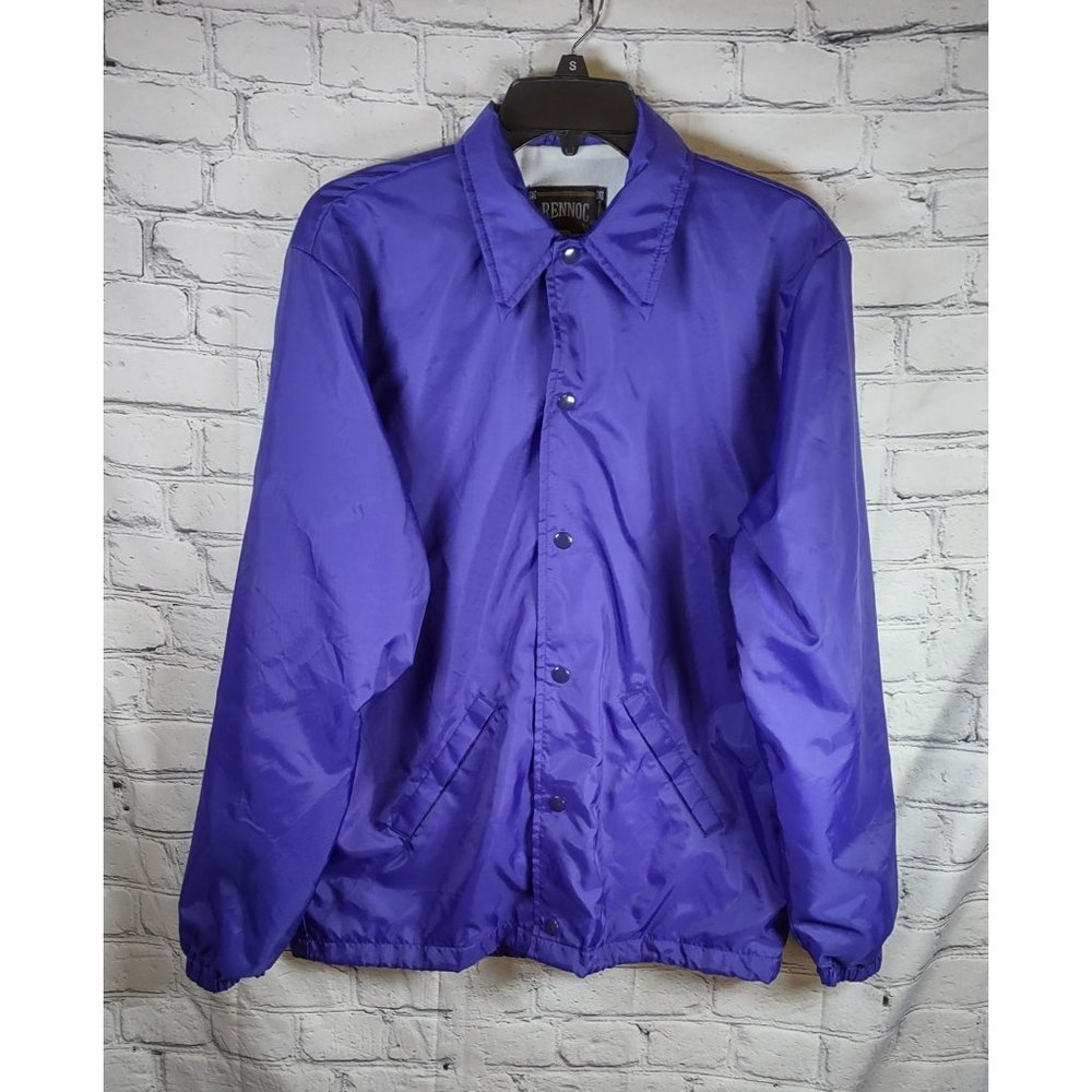 Vintage Rennoc Classic purple Nylon Sherpa Lining mens small